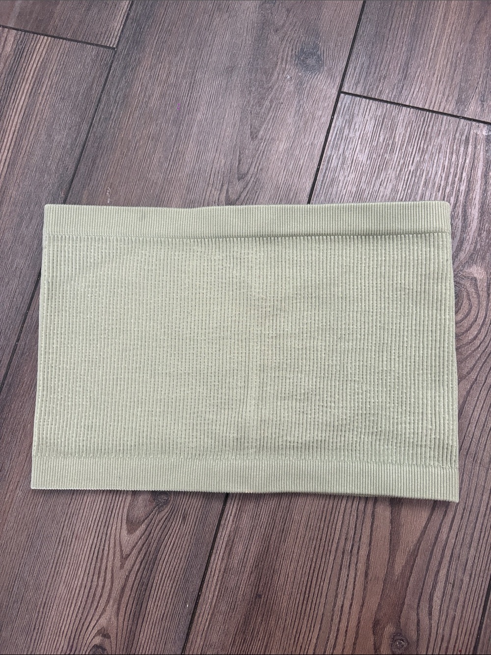 Garage Ribbed Tube Top - Light Green